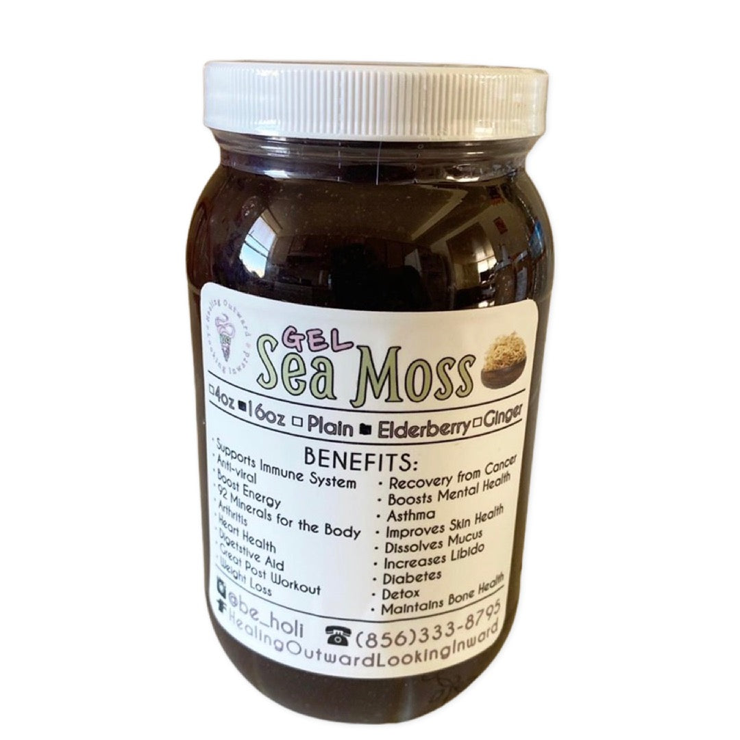 Sea Moss Gel (w/ Elderberry)